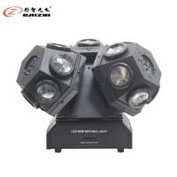 CAIZHI New Product OEM&ODM 18 pieces 10 watts RGBW laser effect 3-head LED disco stage effect light for KTV night club party