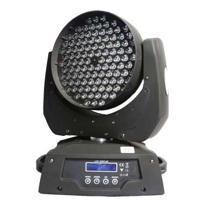 LED Stage Lighting Party Disco DJ 108X3W RGBW DMX LED Moving Head Light Wash Effect Wedding Show