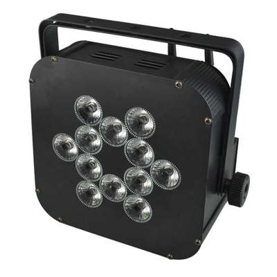 Professional Stage Indoor 12pcs 6in1 Battery Powered RGBAW UV LED Par Can Light